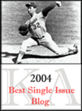 2004 Koufax Best Single Issue Blog